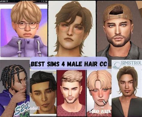 27+ Must-Have Sims 4 Male Hair CC - Maxis Match Male Hair, Long Male ...