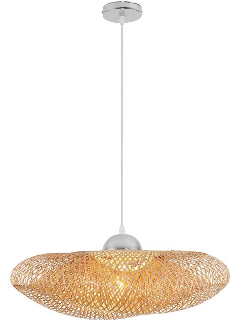 Lampe De Plafond En Bambou Lampe Suspendue Au Stile Boho Bali Sam