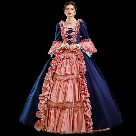 Th Del Siglo De Corte Rococ Barroco Marie Antoinette Vestidos De