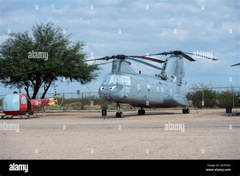 Boeing Ch Chinook On Display At The Pima Air And Space Museum Stock