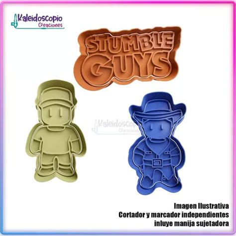 Stumble Guys Pack Cortador De Galleta Y Fondant Meses sin interés