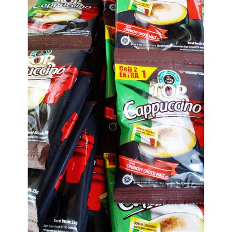 Jual TOP CAPPUCCINO Kopi Top Cappuccino Harga Per Renceng Renteng Isi