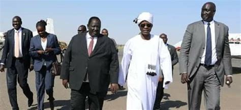 South Sudan Delegation Arrives In Khartoum To Invite Al Burhan Hamdok