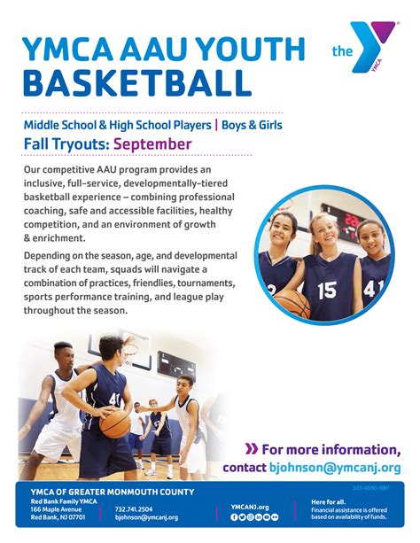 Ymca Of Greater Monmouth County Aau Basketball Ymca Of Greater