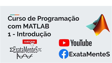 Curso De Matlab Introdu O Youtube