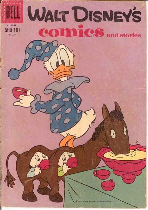 Walt Disneys Comics Stories 227 Good Aug 1959 Comics Book Comic