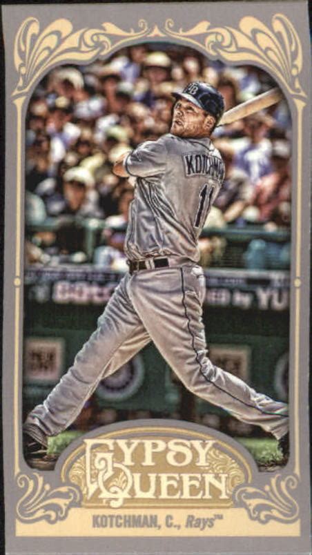 Rays Topps Gypsy Queen Mini Straight Cut Back Casey