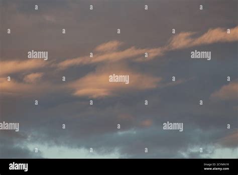 early evening clouds stock photo alamy