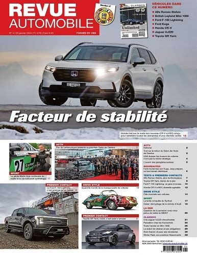 Revue Automobile N4 Du 25 au 31 Janvier 2024 Télécharger Des