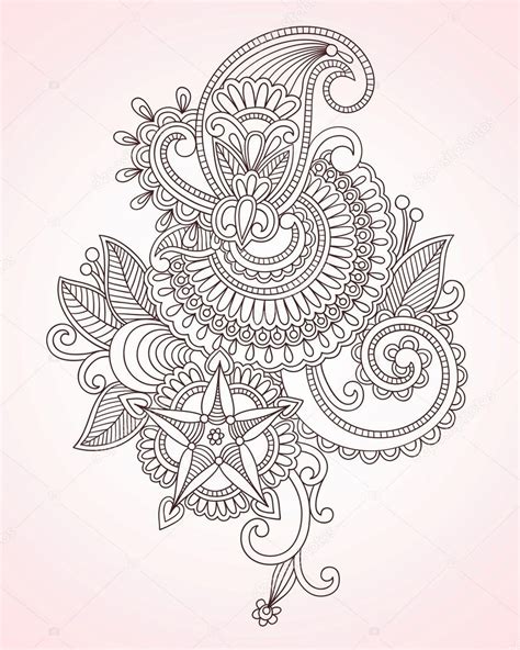 Flower Design Element Stock Vector Image By ©karakotsya 8029274