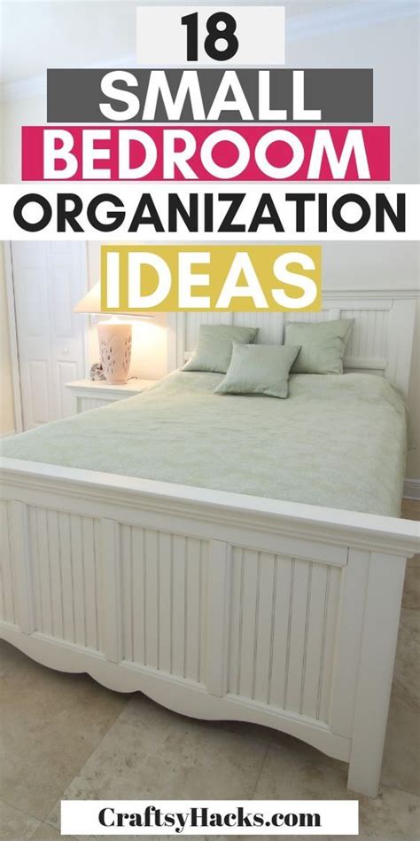 40 Ways To Organize A Small Bedroom Artofit