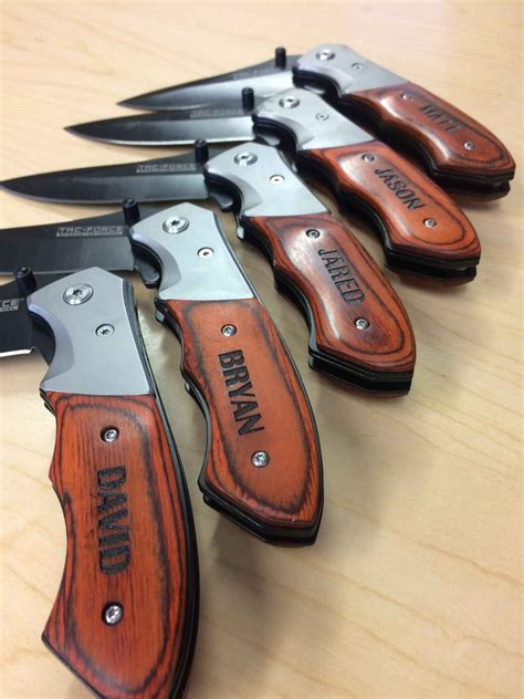 Personalized Pocket Knife Engraved Folding Knife Groomsmen T T