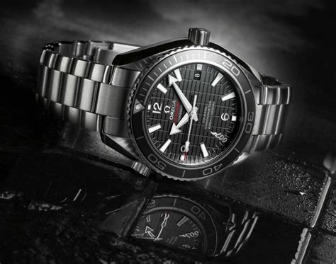 Omega Replica Watch Seamaster Planet Ocean James Bond 007 600M SKYFALL Limited Edition Black ...