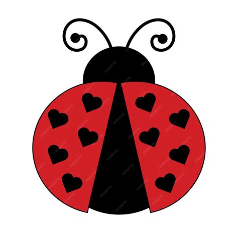 Cute Ladybug Vector