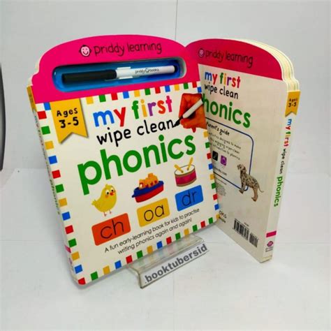 Jual Buku Import My First Wipe Clean Phonics By Priddy Books Shopee