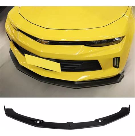 Spoiler Dianteiro Chevrolet Camaro Black Piano Zl1 Front Lip