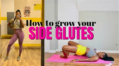 Grow Your Side Glutes At Home Resistance Band Workout Gluteus Medius And Minimus Youtube