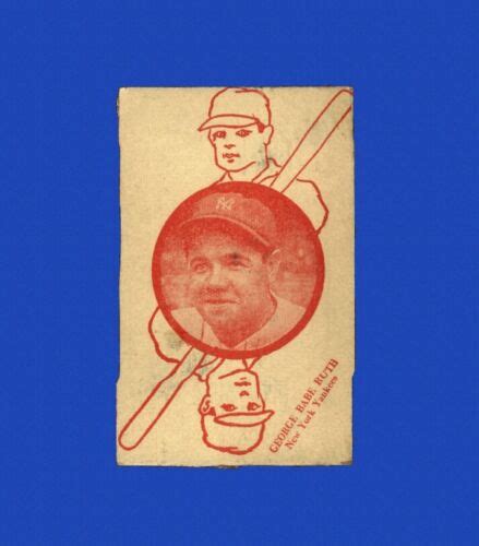 1927 W560 Set Break Babe Ruth LOW GRADE Filler GMCARDS EBay