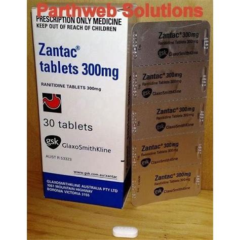 Zantac Ranitidine Tablets At Best Price In Pune By Parthweb Solution