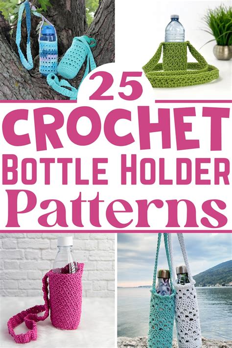 25 Free Crochet Bottle Holder Patterns In Different Colors DIYsCraftsy