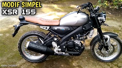 Modif Simpel YAMAHA XSR 155 Veleg Jari Jari Jok Dan Spion YouTube