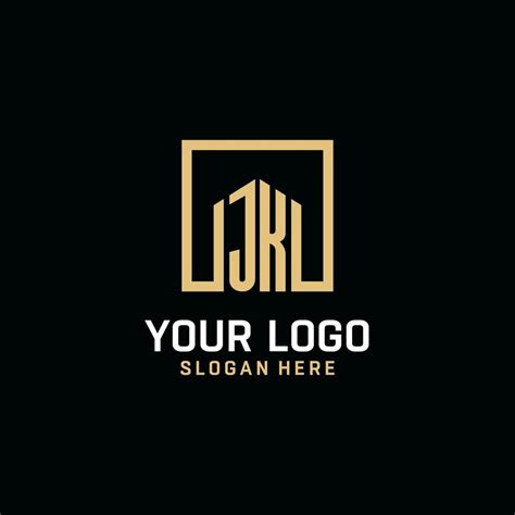 JK initial monogram logo design with square shape design ideas 12780277 Vector Art at Vecteezy