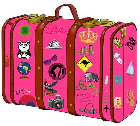 Suitcase Clip Art Transparent Suitcase Clip Art Suitcase Traveling