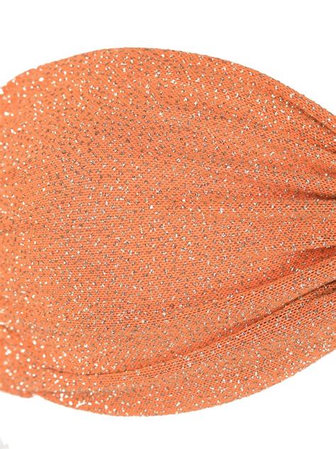 Oseree Shine Crystal Embellished Two Piece Bikini In Orange ModeSens