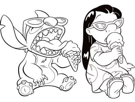 Imagenes Para Colorear De Lilo Y Stitch Dibujos De Stitch Para Colorear Descarga E Imprime