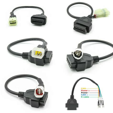 3 PIN To 16 PIN OBD2 Connector Diagnostic Tool Adapter Cables For