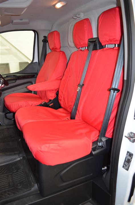 Ford Transit Custom 2013 Waterproof Tailored Front Seat Covers Turtle Covers