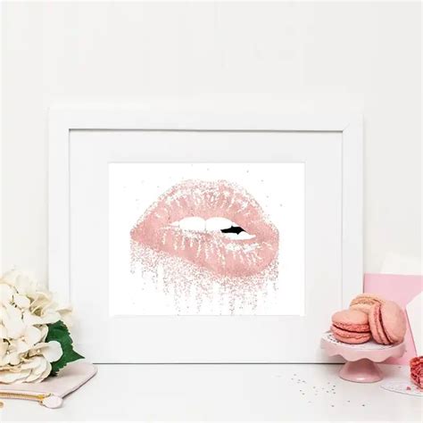 Nordic Poster Simple Sexy Red Lips Prints Hd Image Canvas Painting Wall