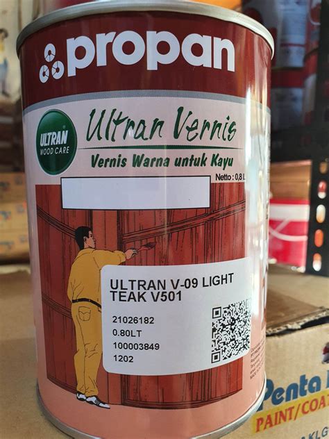 CAT KAYU PROPAN ULTRAN VERNIS V 09 LIGHT TEAK ISI 0 8 LITER Lazada