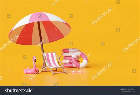 Summer Sea Beach Beach Chair Umbrella Stock Illustration 2028913199 Shutterstock