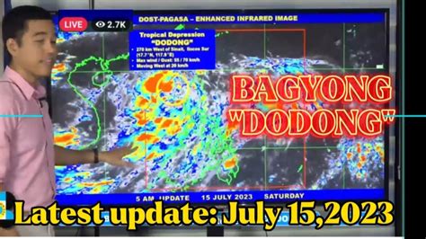 Latest Update Ngayon Umaga TROPICAL DEPRESSION DODONG Weather