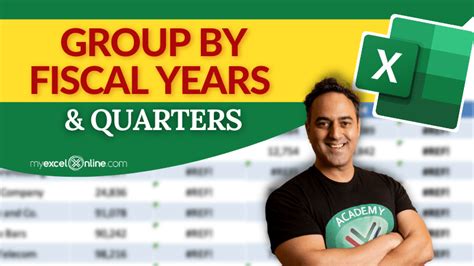 Group by Fiscal Years & Quarters | MyExcelOnline