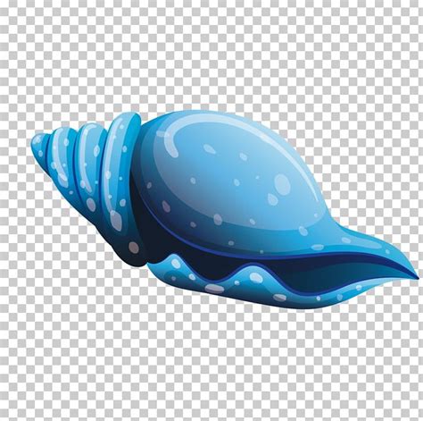 Blue Seashell Clipart Free