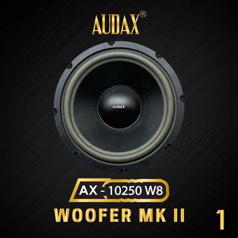 Jual Audax Speaker Pasif 10 AX 10250 W8 Woofer MK II Shopee Indonesia