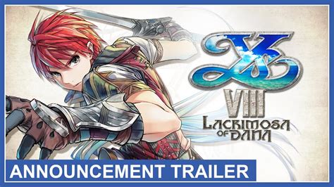 Ys VIII Lacrimosa Of DANA Announcement Trailer PS5 YouTube