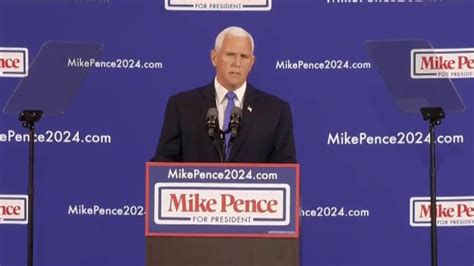 Mike Pence rips Trump as he launches his 2024 GOP presidential bid