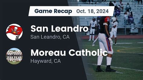 Football Game Preview San Leandro Pirates Vs James Logan Colts