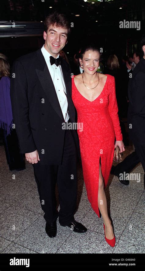 LONDON : 19/12/96 : ANNABEL CROFT AND HUSBAND MEL COLEMAN ARRIVE FOR ...