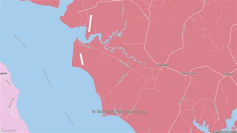 Tidewater, VA Political Map – Democrat & Republican Areas in Tidewater ...