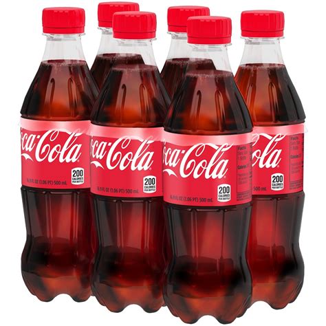 Coca Cola Soda Soft Drink 169 Fl Oz 6 Pack 10140 Fl Oz Shipt