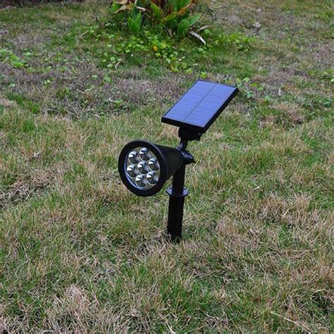 fr Lampe de jardin à énergie solaire à 7 LED Spotlight Outdoor Lawn