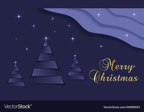 Festive minimal christmas card design Royalty Free Vector