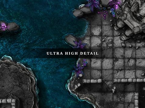 Underdark Ruins Battlemap Dnd Battle Map D D Battle Map Dungeons