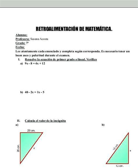 Solved Ayudaaaa Es Urgente Retroalimentaci N De Matem Tica Alumno