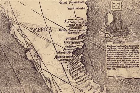 El Enigmático Mapa De Waldseemüller La Primera Vez Que América