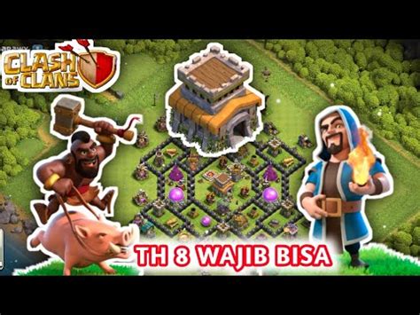 TH 8 WAJIB BISA COMBO PASUKAN INI CLASH OF CLANS INDONESIA YouTube